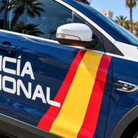 Policía Nacional patrol car as Spain reinforces security in Ceuta ahead of September 23.
