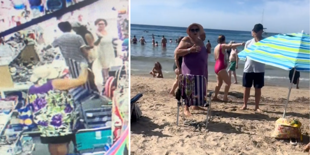 Bizarre Benidorm theft as tourist is caught lounging on beach in stolen chair