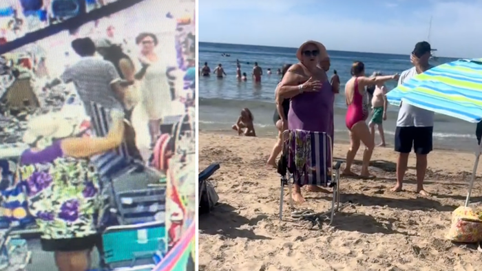 Benidorm tourist caught using stolen beach chair