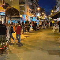 Torre del Mar late at night.