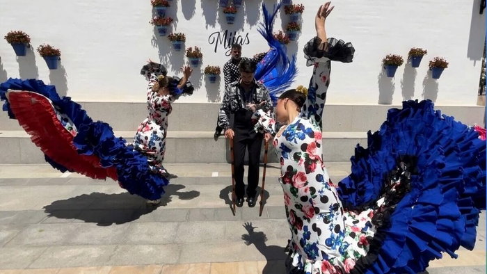 Flamenco dancers in Mijas