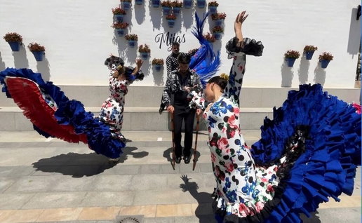 Flamenco dancers in Mijas