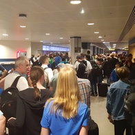 queues at Manchester Airport