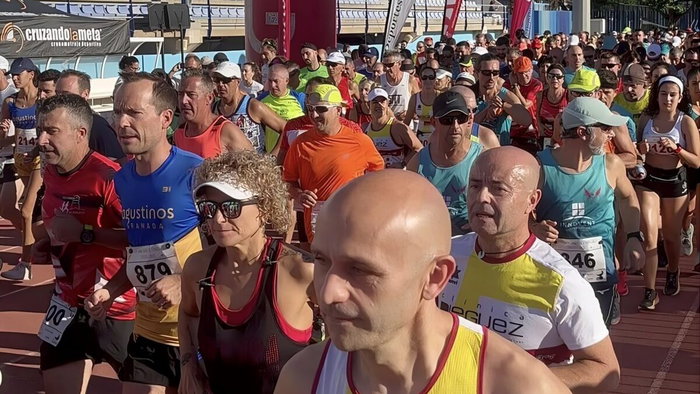 Runners start the race