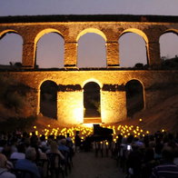 Night of candles in Almuñecar.