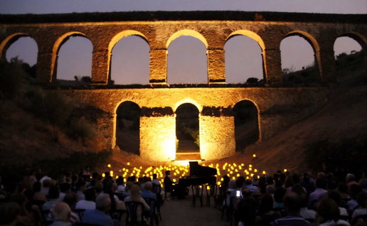Night of candles in Almuñecar.