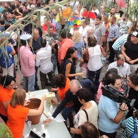 Ajoblanco festival in Almachar.