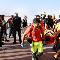 Earthquake trial emergency services.