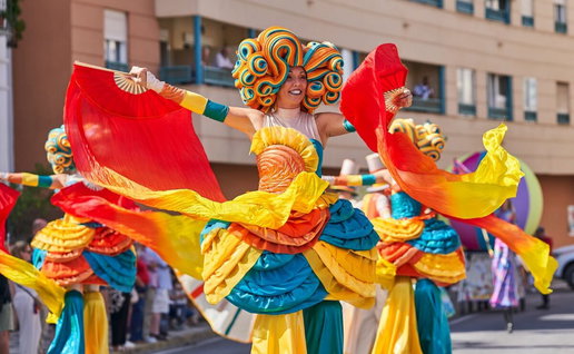 Nerja fair street parade