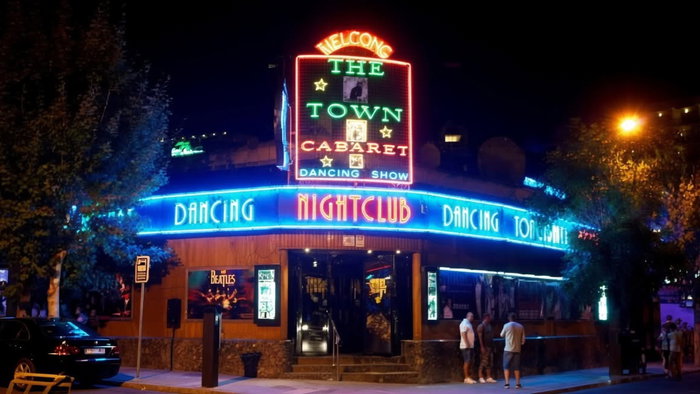 The bar.