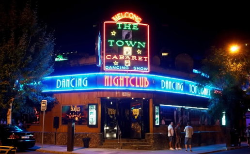 The bar.