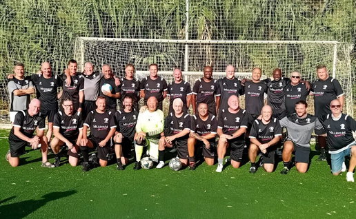 Real Calahonda walking football team.