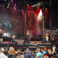 The concert stage.