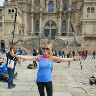 Paula reaches her final destination after 790 km walk for PAWS-PATAS animal charity.