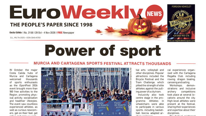 Costa Calida 29 Oct - 4 Nov 2026 Issue 2156