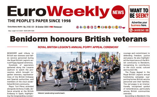 Costa Blanca North 22 - 28 October 2026 Issue 2155