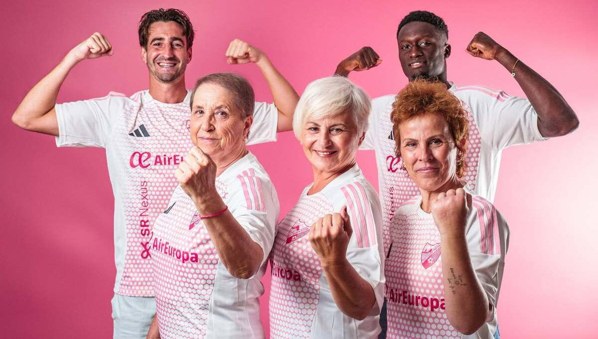 Estepona FC launches special pink shirt to support local cancer charity ...