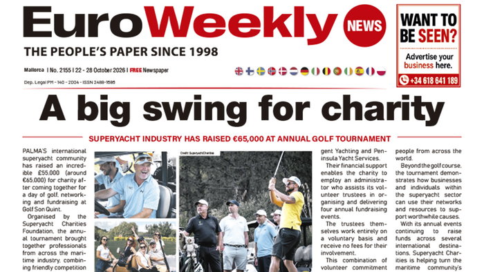 Mallorca 22 - 28 October 2026 Issue 2155
