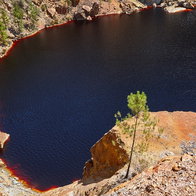 Mining Andalucia iron rock pit
