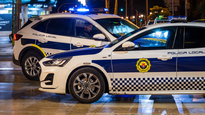 Local police cars