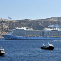 Royal Caribbean Odyssey of the sea in greece