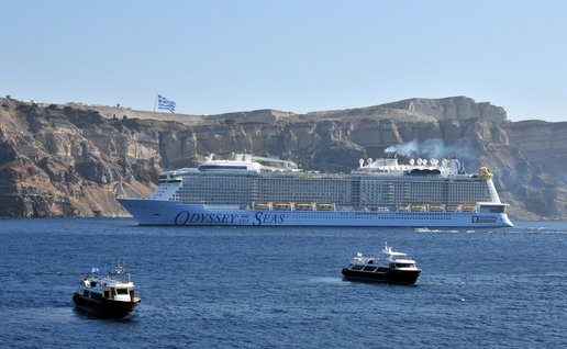 Royal Caribbean Odyssey of the sea in greece