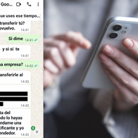 One of the message interactions