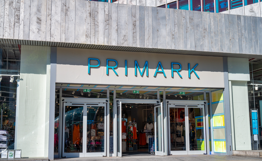 Entrance of a Primark store in Spain