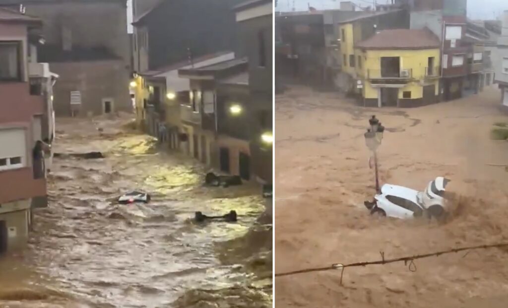 Rain chaos in Spain leaves one dead as floods sweep eastern regions