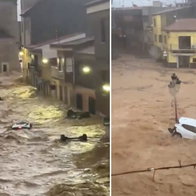 Madrigueras, Albacete Province flooded