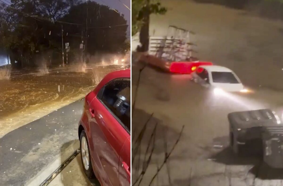 Chaos in Catalonia as storm cancels flights, floods roads and stops trains. First life claimed