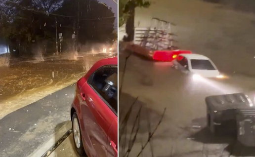 Massive hailstones and roads flooded in Catalonia