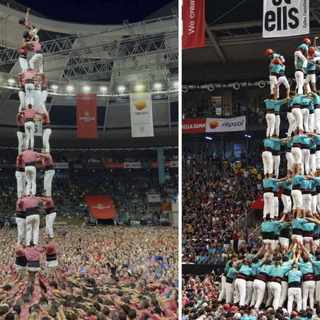 Tarragona's human-tower contest.