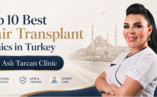 View of a nurse promoting Aslı Tarcan Clinic in Turkey