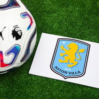 Football ball and official logo for Aston Villa FFC