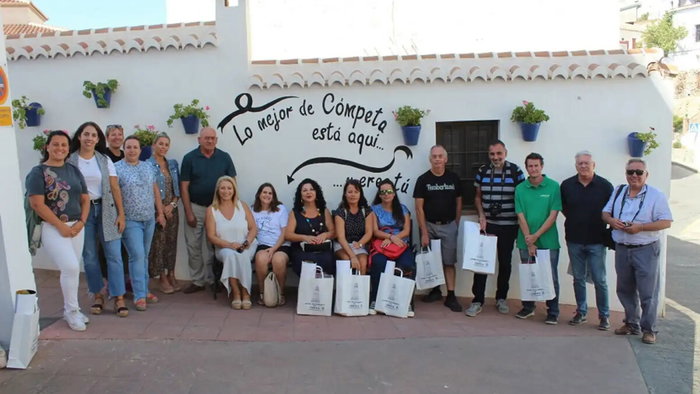 people visiting Competa