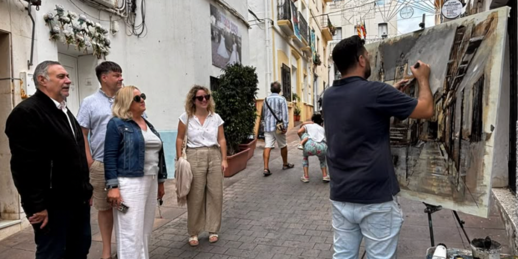 Calpe old town transformed into an open-air celebration of art