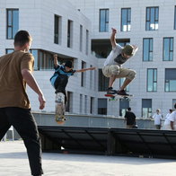 The skateboarding event.