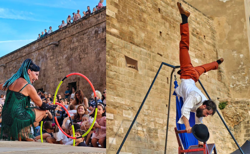 Palma’s streets became a stage for acrobats, jugglers and spectacular circus performances