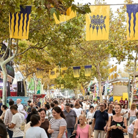 Markets, music and street entertainment
