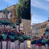 historic human tower festival