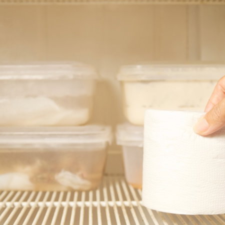 loo roll in fridge