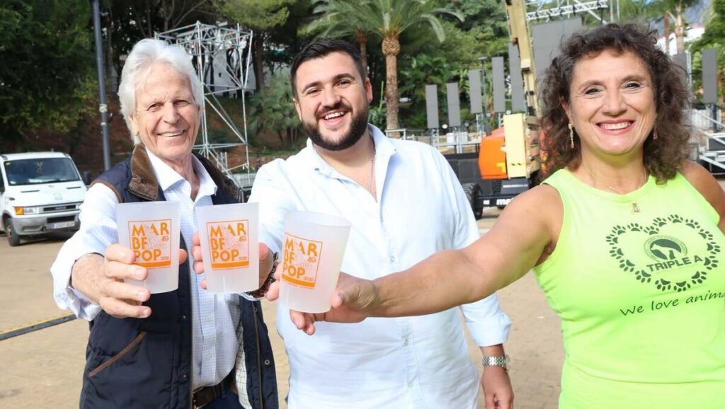 Marbepop festival Marbella turns 40 and every €1 eco-cup sale will help abandoned animals