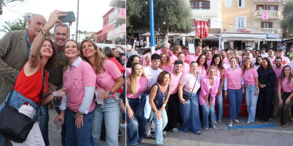 Balearic president leads breast cancer charity event in Port d’Andratx