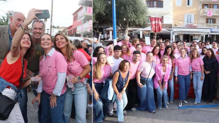 Mallorca president joins huge breast cancer charity event in Port d’Andratx