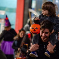 Halloween celebrations in Luarca, Spain.
