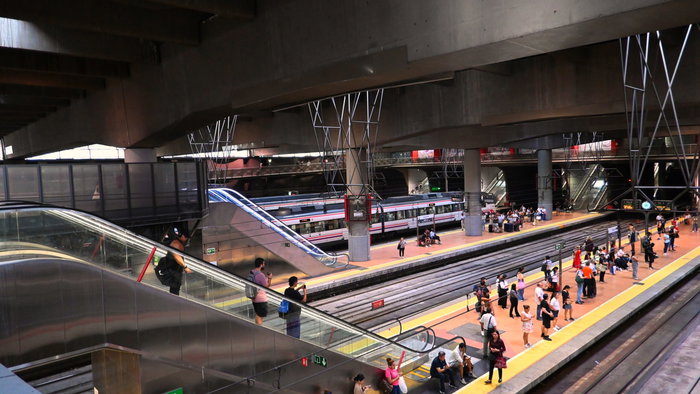 Photo Of The Interior Of Atocha Station In Madrid Spain.