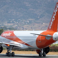 EasyJet flight leaving Malaga
