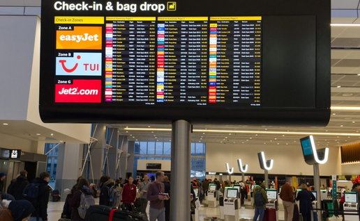Manchester airport check in.