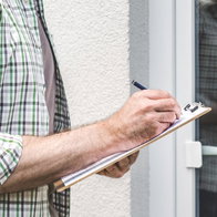 Door-to-door survey scam.